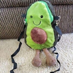 **Sale** Fuzzy green avocado crossbody bag